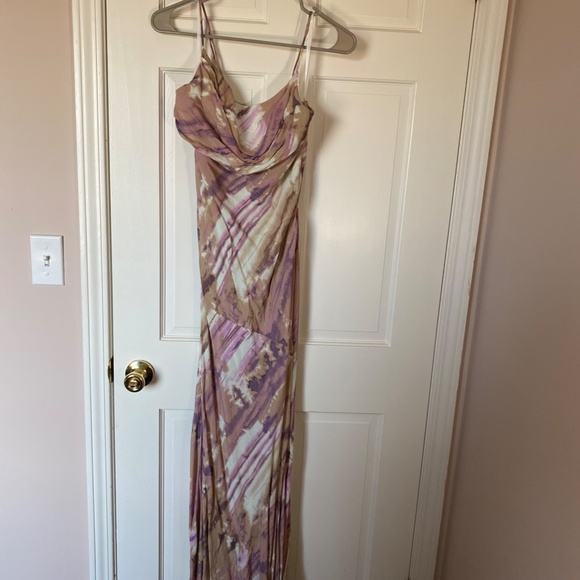 FULL TIME GLAM GIRL MIDI DRESS PURPLE NWT - Picture 4 of 4
